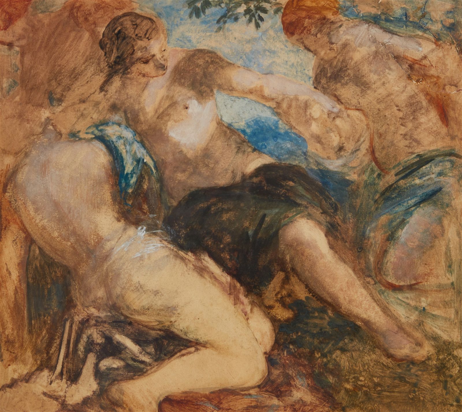 AFTER TINTORETTO, STUDY FOR MERCURY