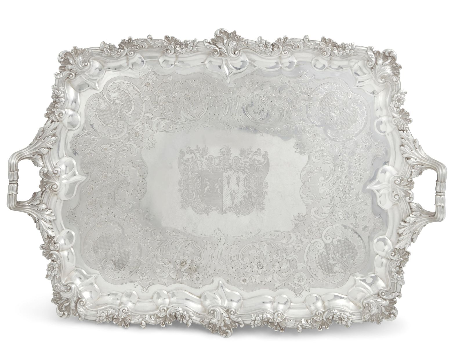 A WILLIAM IV STERLING SILVER TWO
