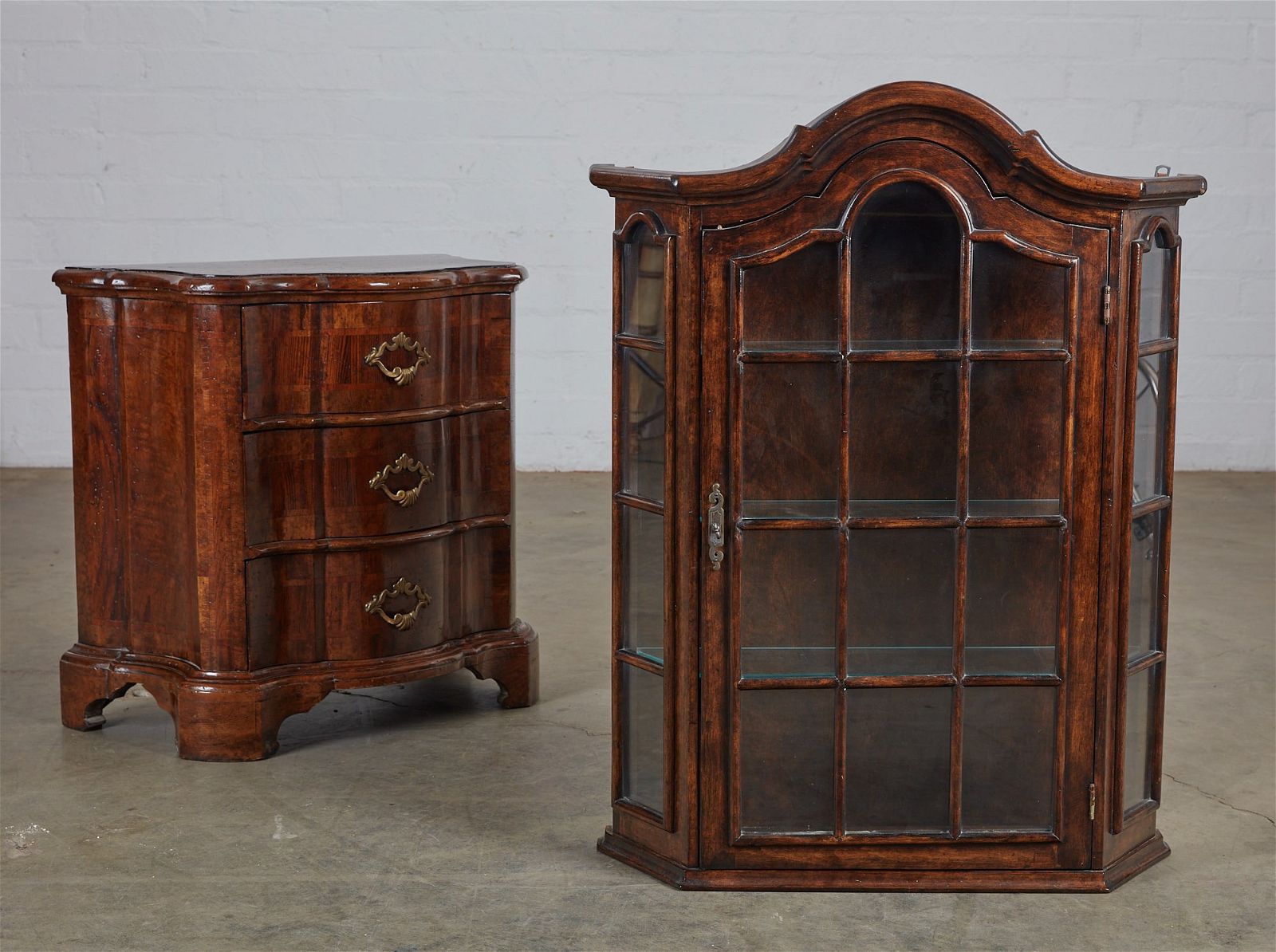 A CONTINENTAL BAROQUE STYLE CABINET