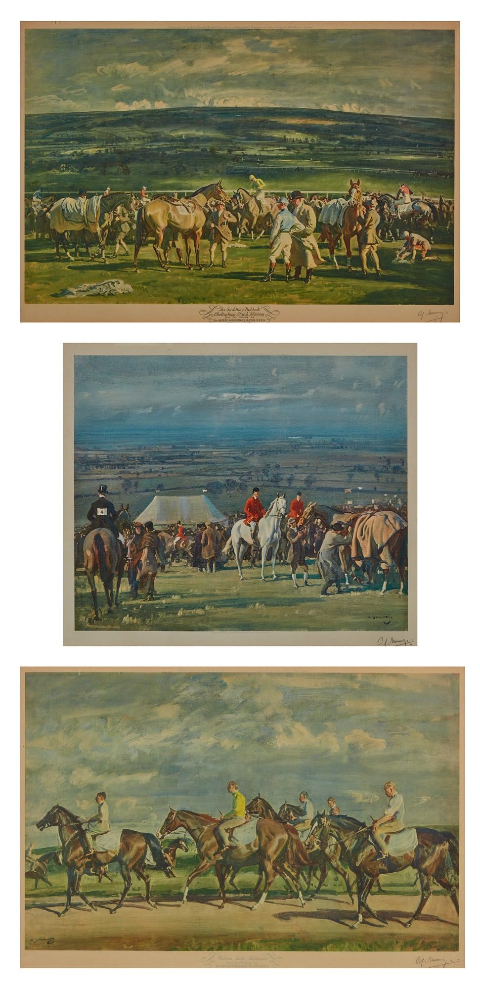 THREE WORKS AFTER SIR ALFRED JAMES