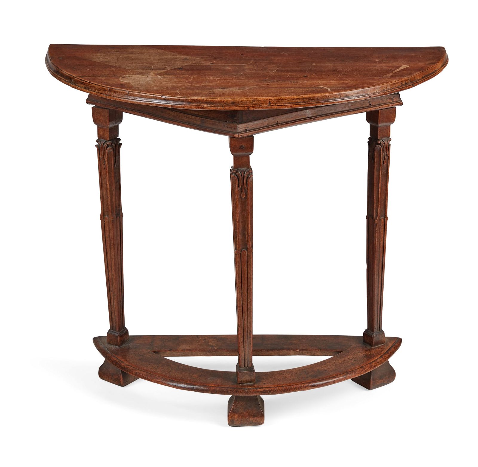 AN ITALIAN BAROQUE STYLE WALNUT