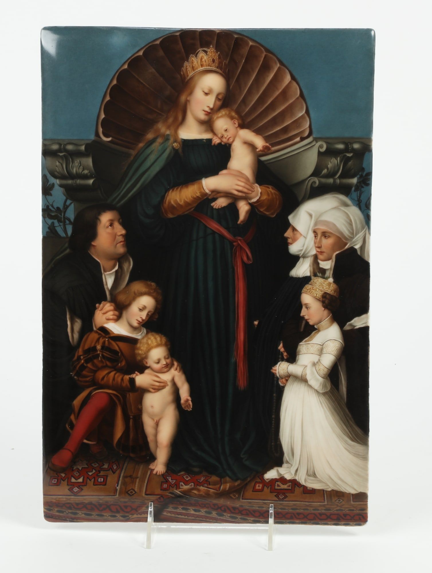 A GERMAN PLAQUE DEPICTING THE MADONNA