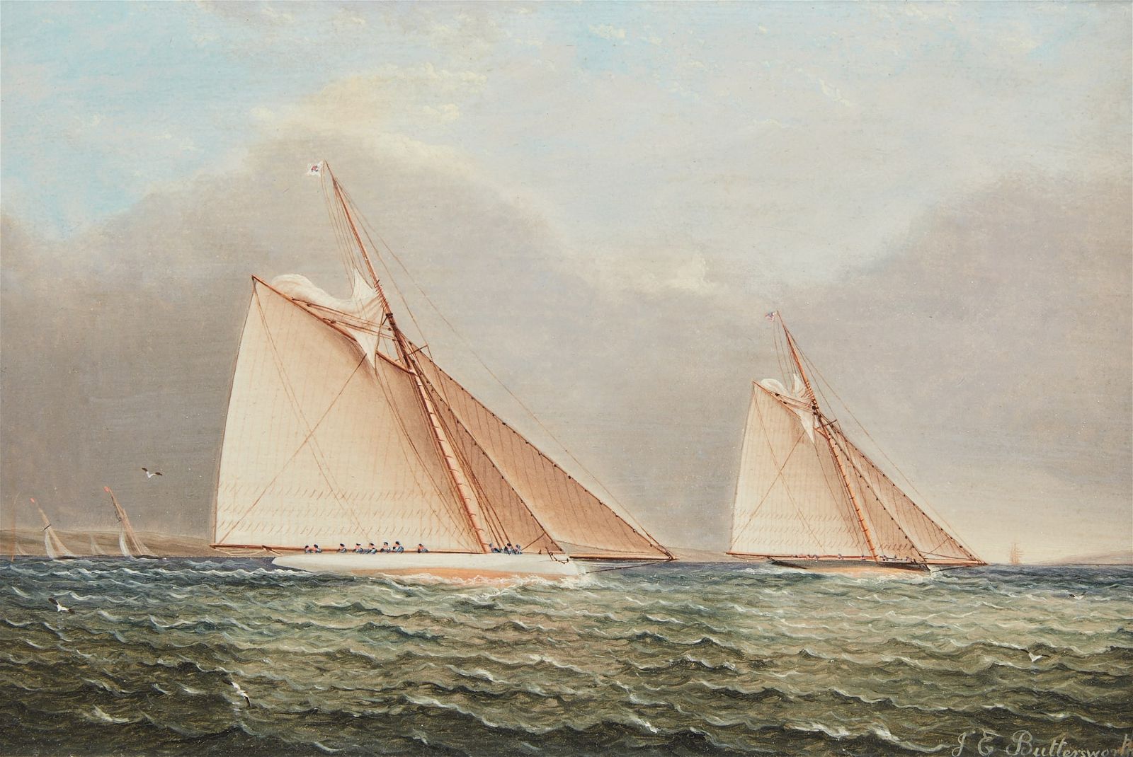 JAMES EDWARD BUTTERSWORTH, TWO RACING