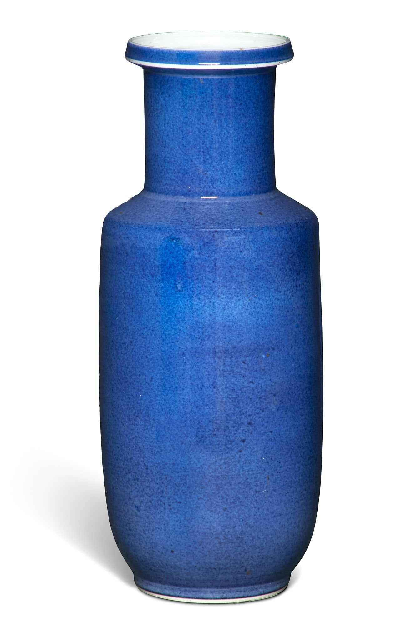 A CHINESE BLUE PORCELAIN ROULEAU