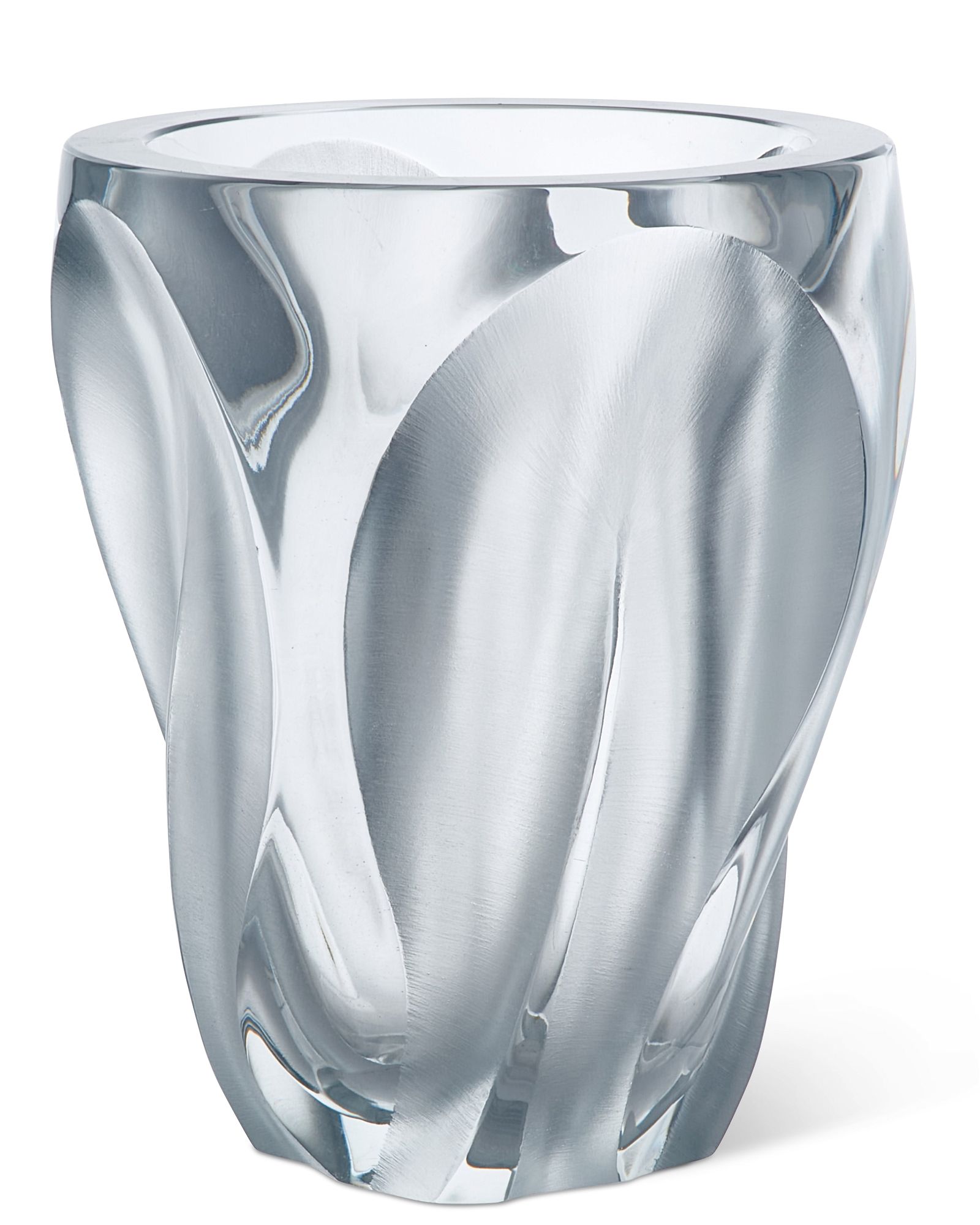 A LALIQUE CLEAR AND FROSTED GLASS