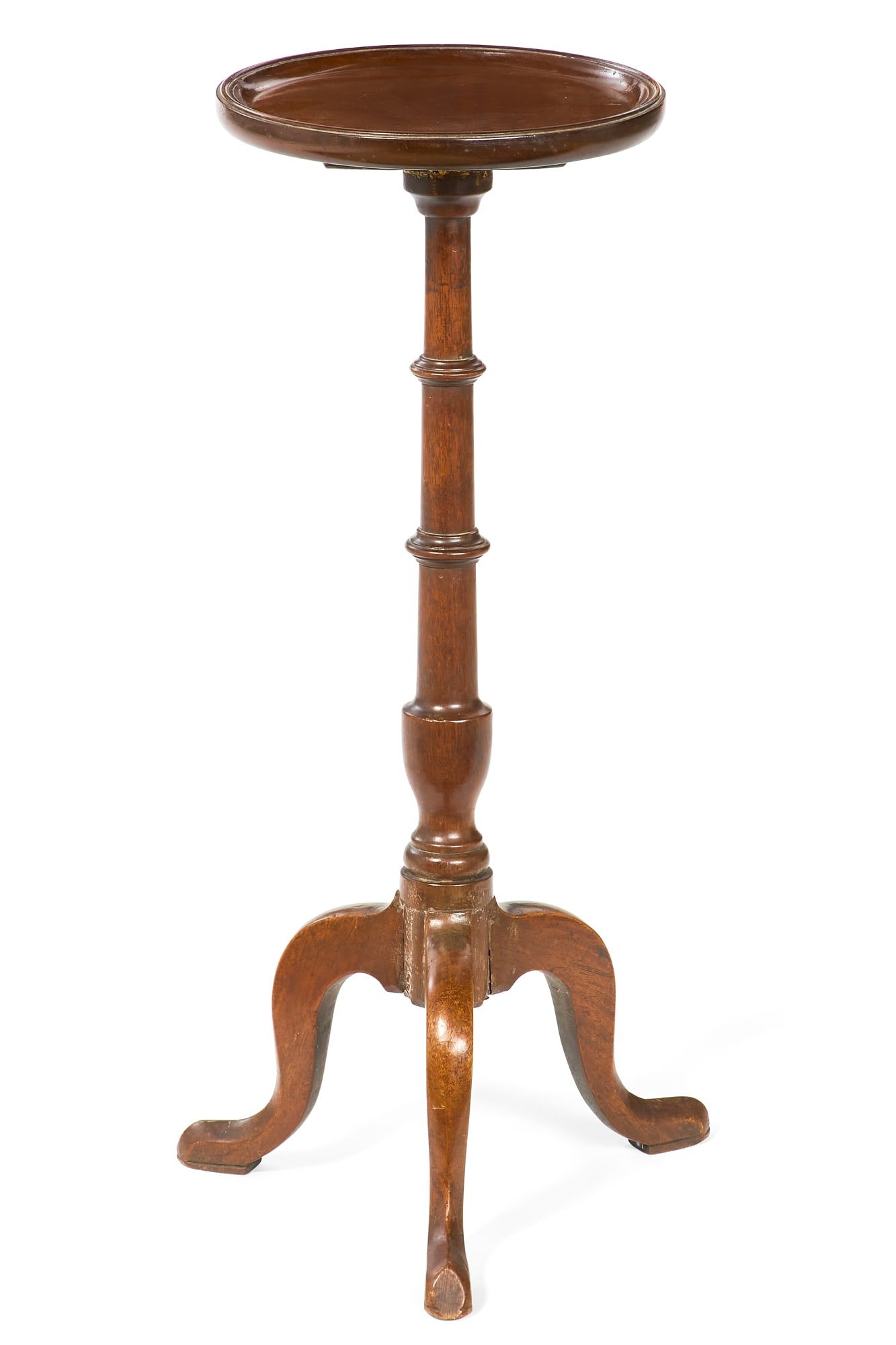 A GEORGE III MAHOGANY KETTLE STANDA