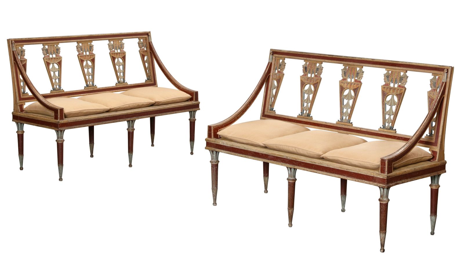 A PAIR OF NORTH ITALIAN CHINOISERIE