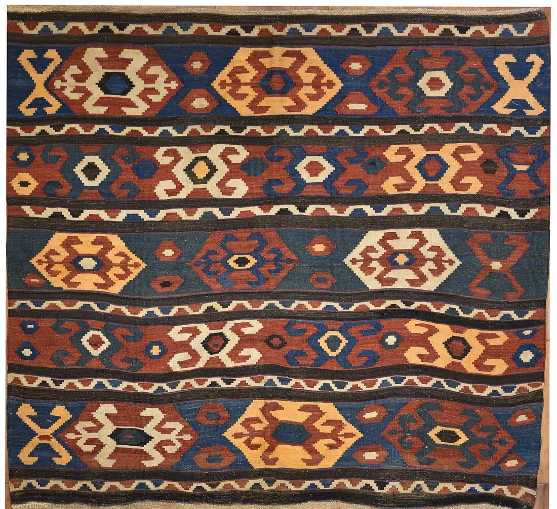 A SHAHSAVAN RUG, CAUCASUS, EARLY