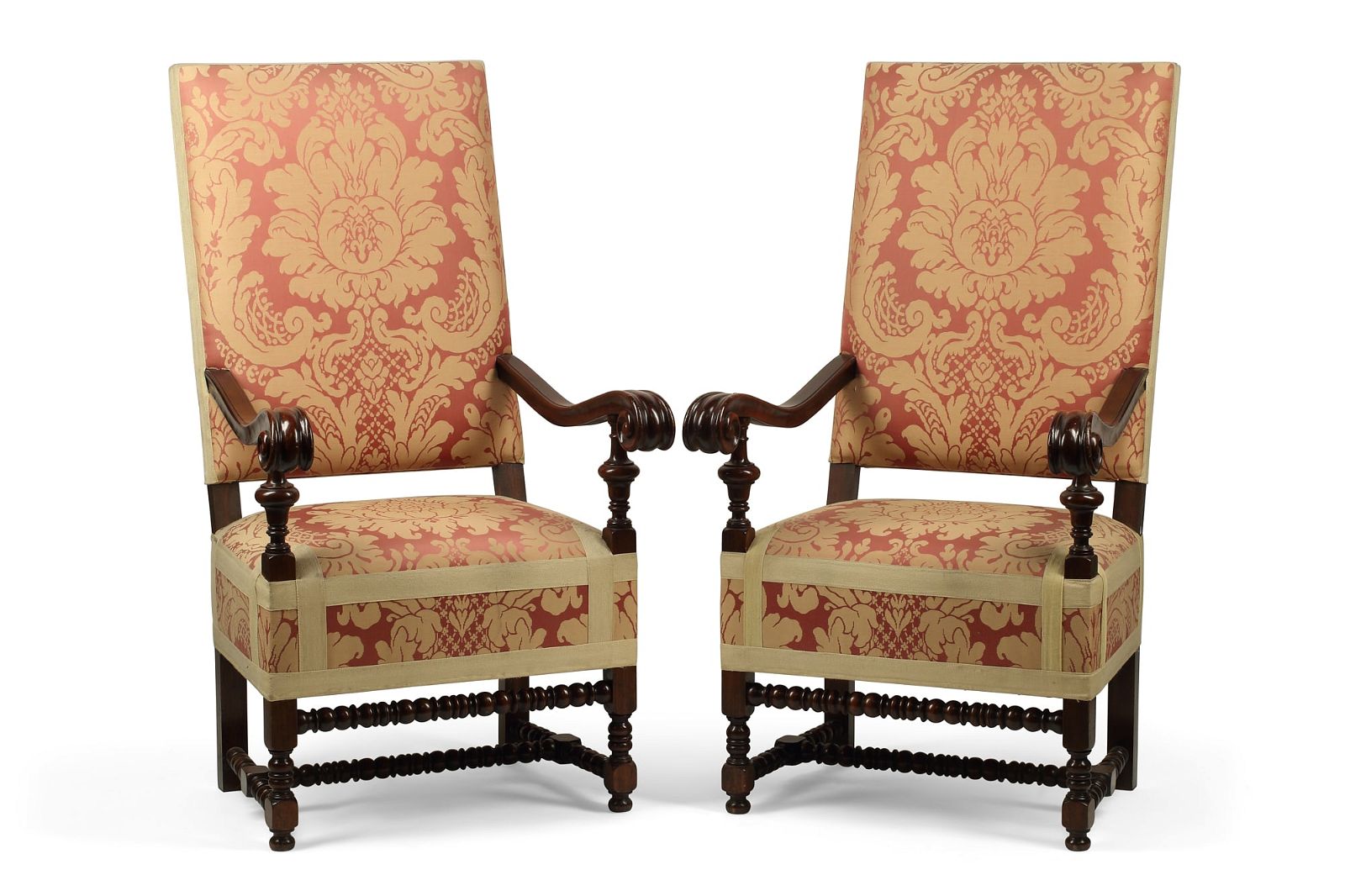 A PAIR OF CONTINENTAL BAROQUE STYLE