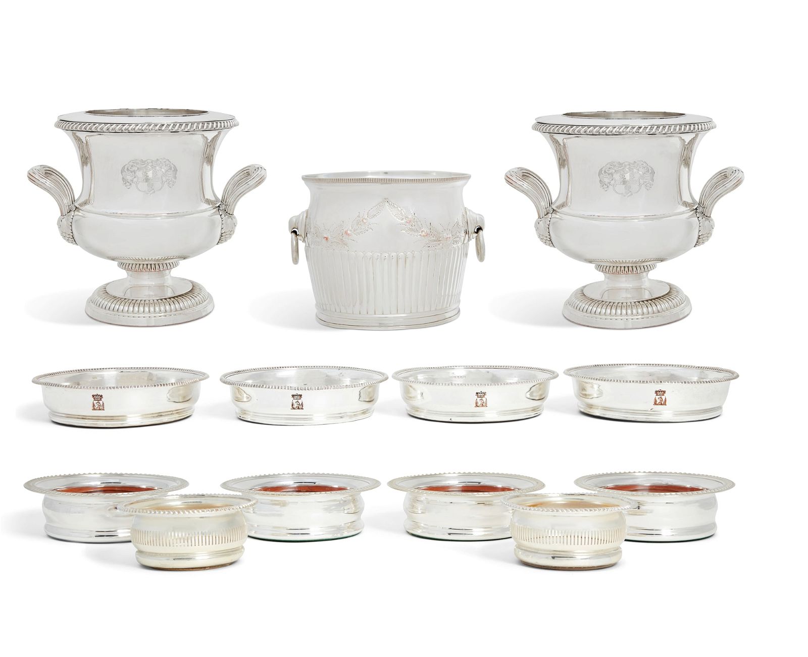 A GROUP OF ENGLISH SILVER PLATE
