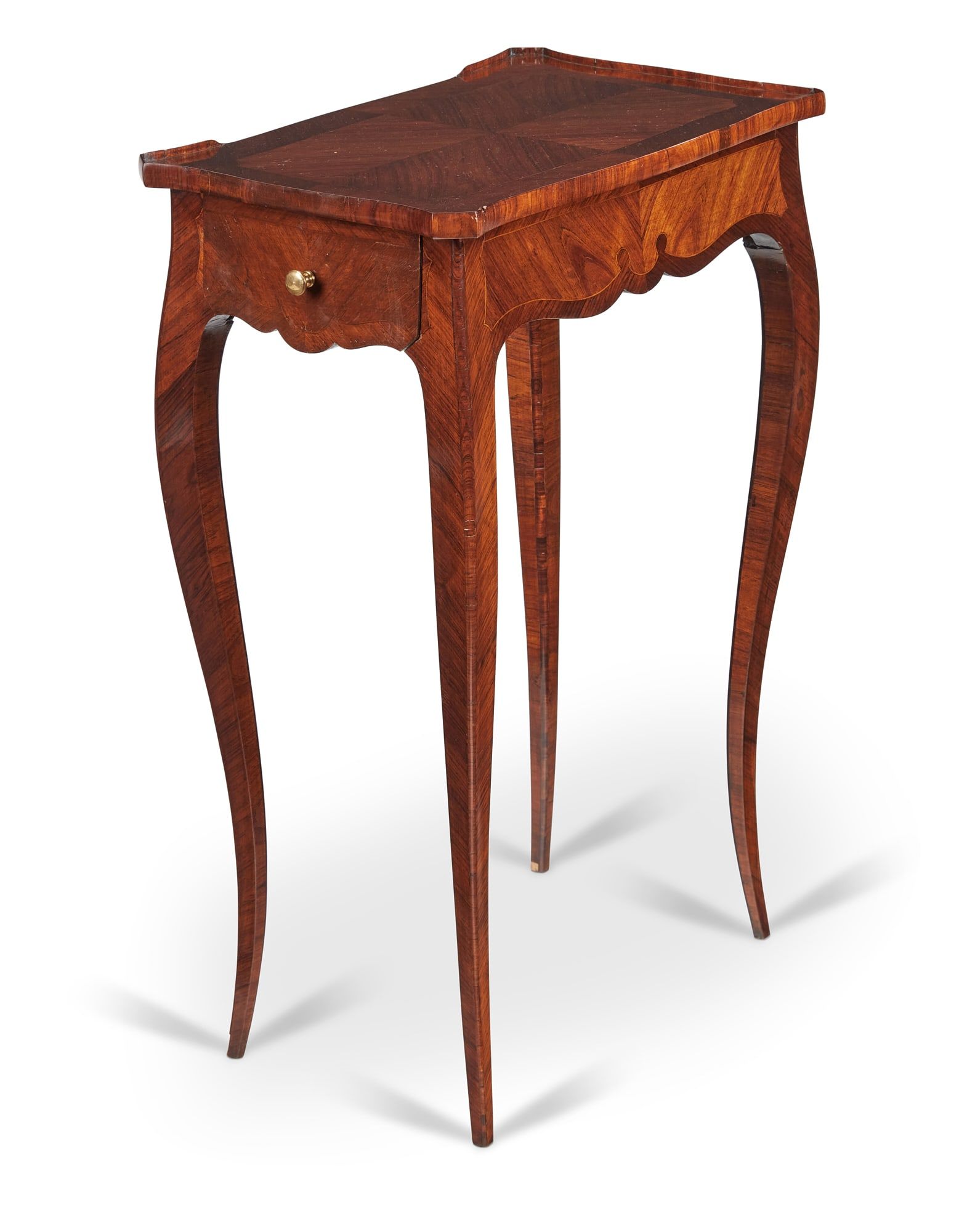 A LOUIS XV STYLE KINGWOOD AND TULIPWOOD