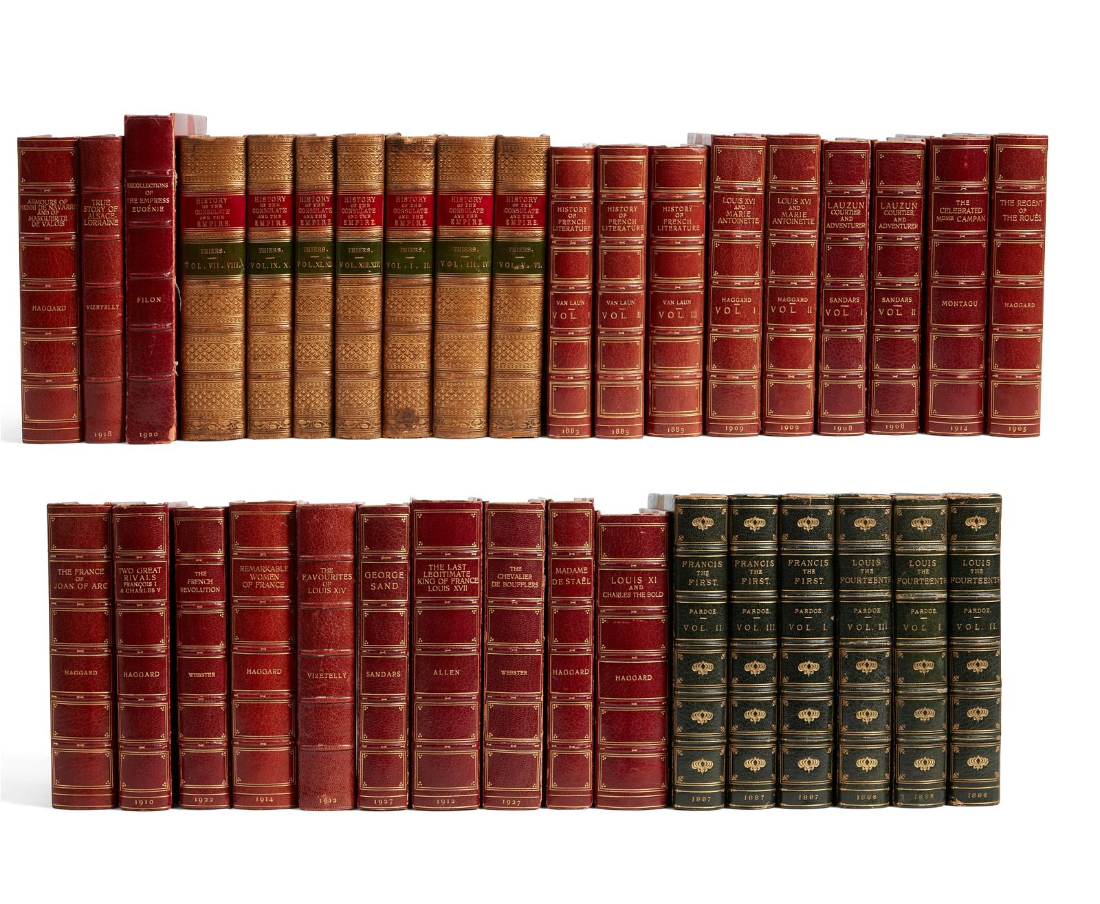 FRENCH HISTORY (35 VOLUMES)French