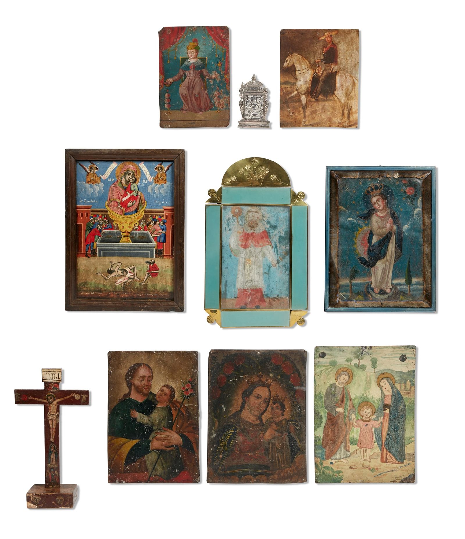 NINE INTERNATIONAL RETABLOS AND