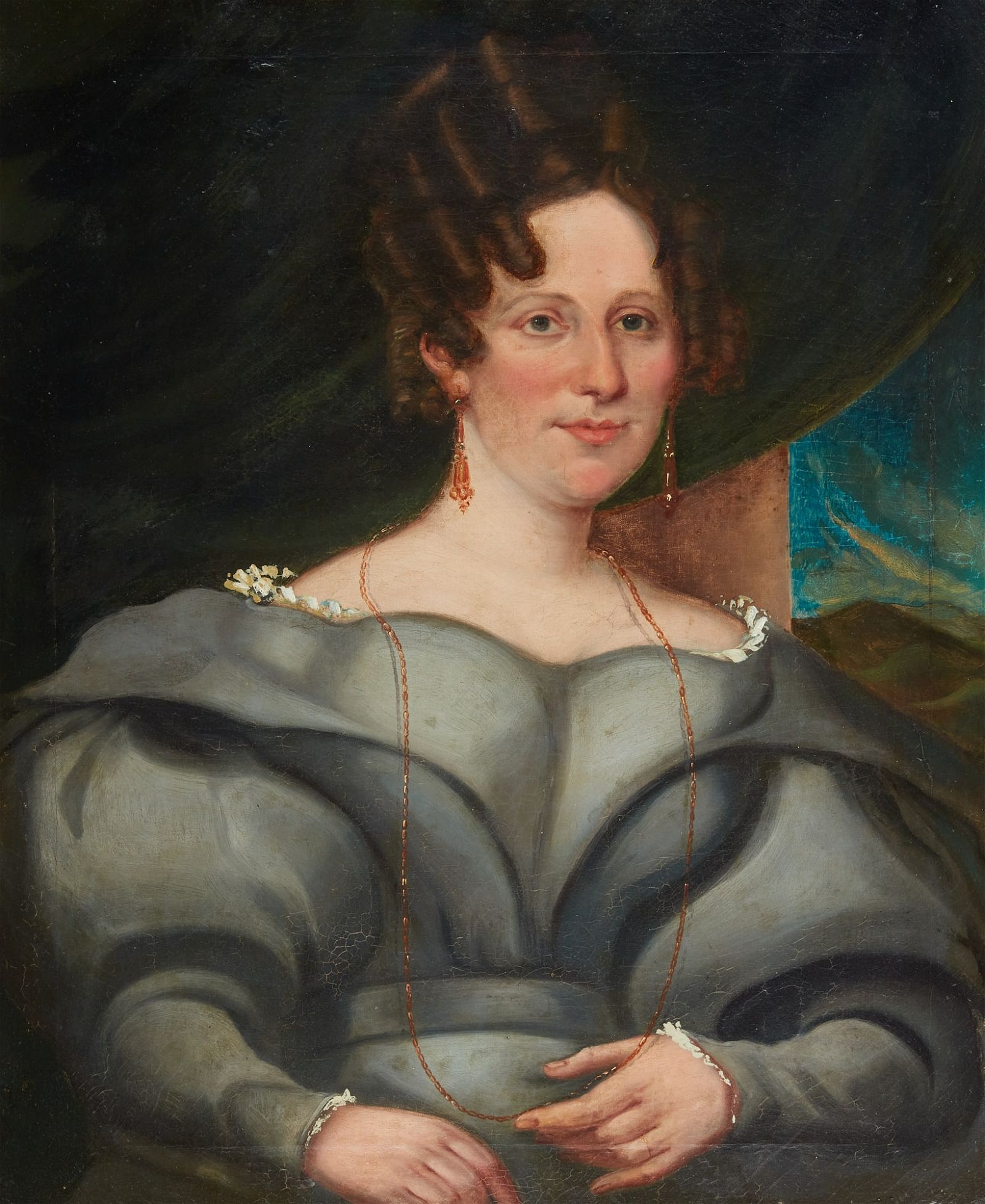 AMERICAN SCHOOL, PORTRAIT OF SARAH