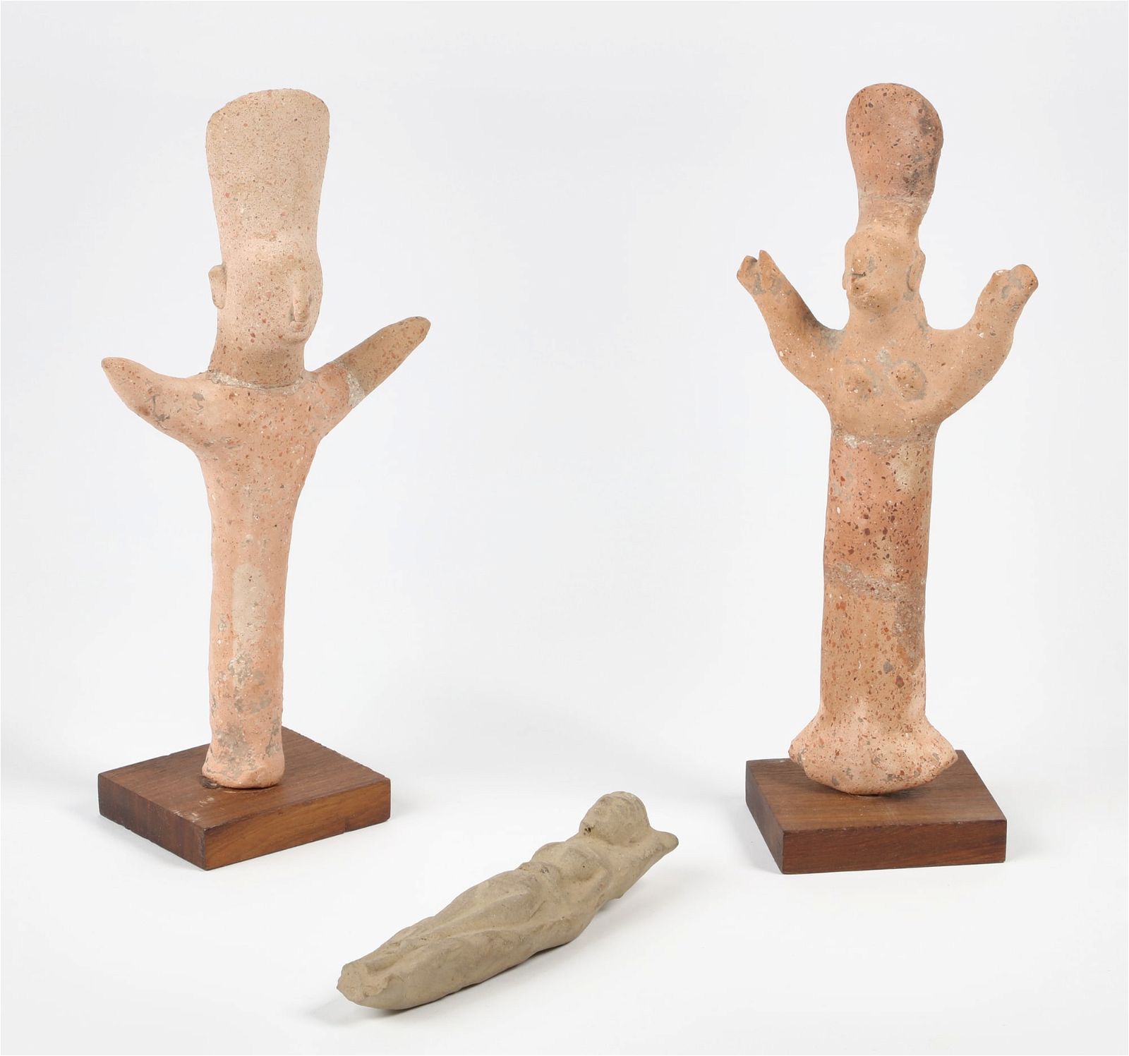 POTTERY FIGURES, POSSIBLY CYPRIOT