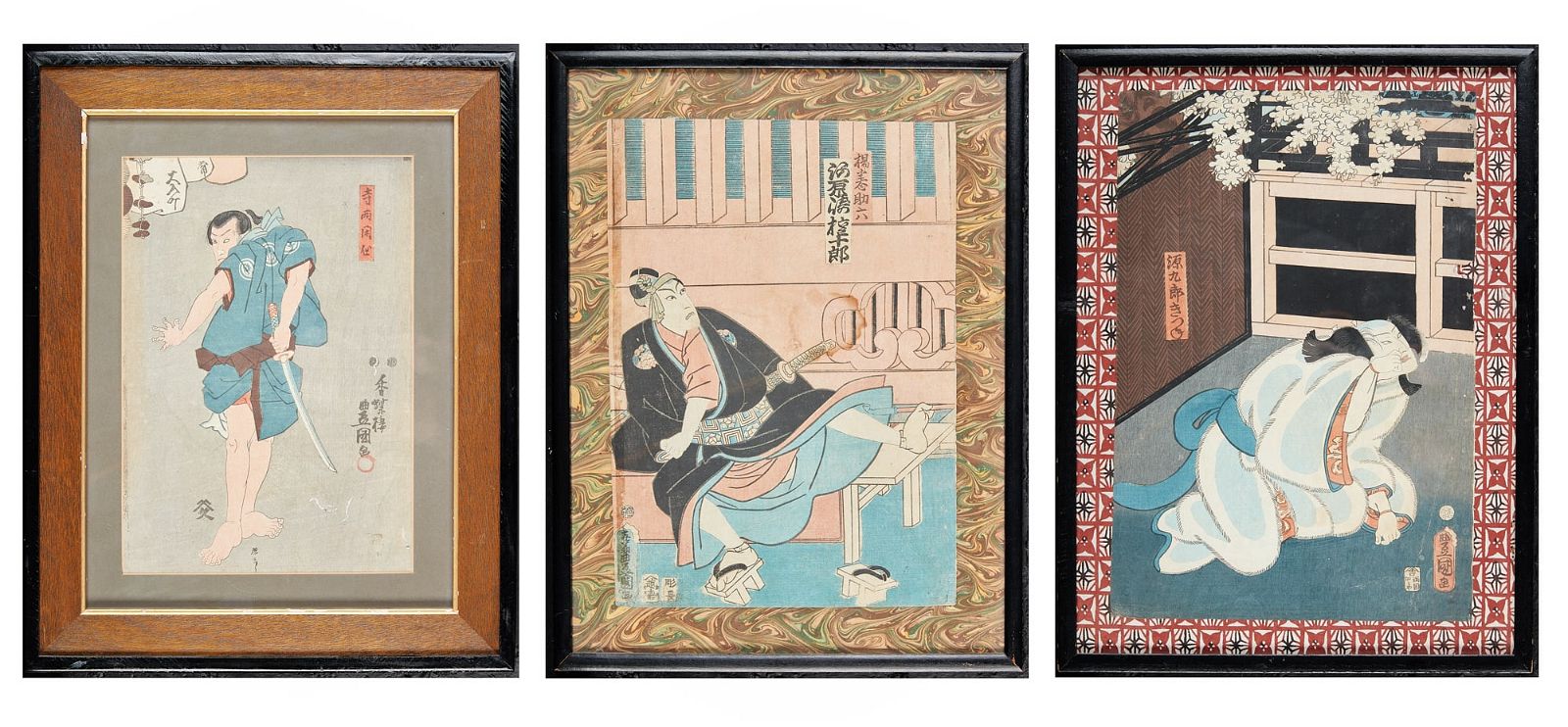 THREE 19TH CENTURY JAPANESE WOODBLOCK