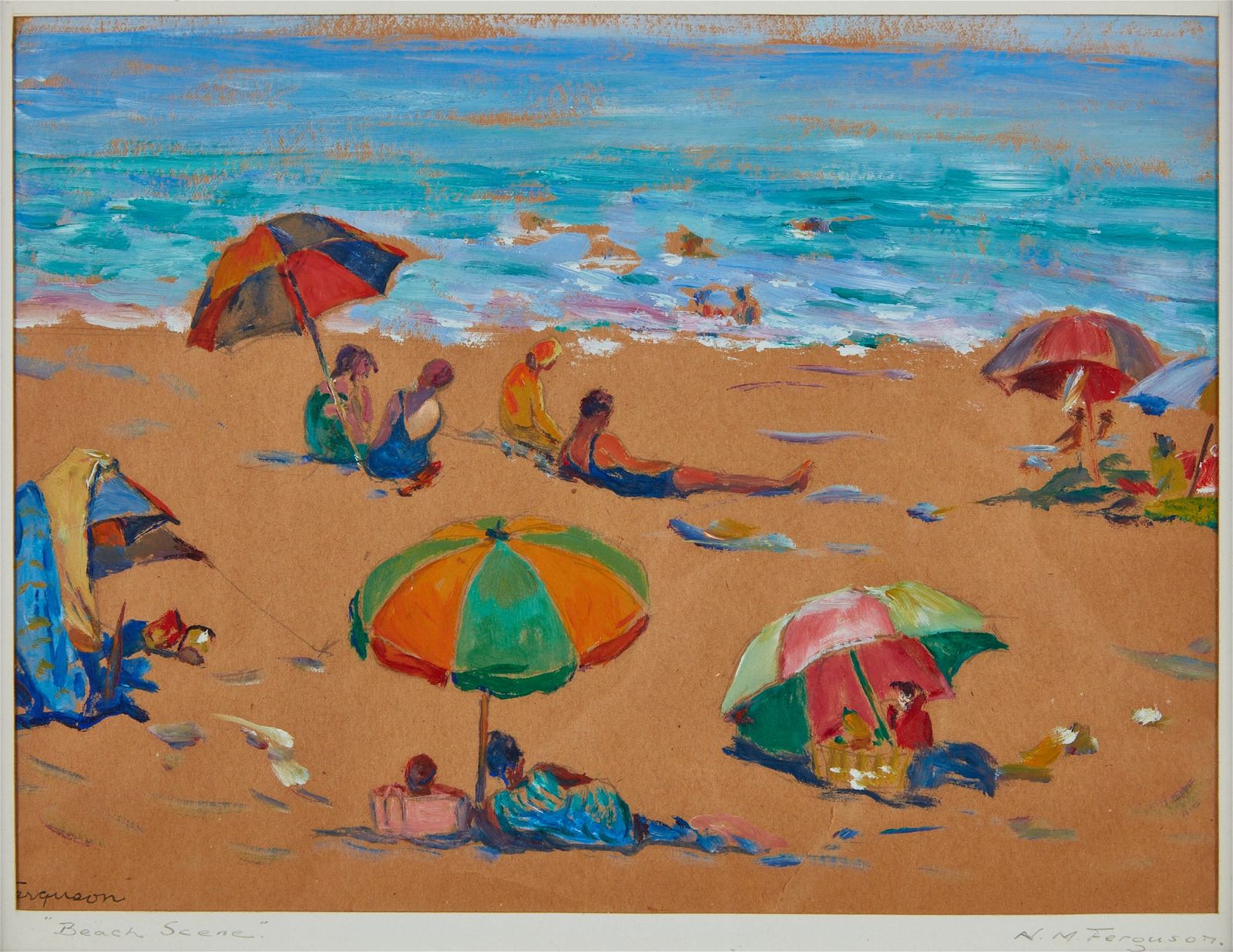 NANCY MAYBIN FERGUSON, ON THE BEACH