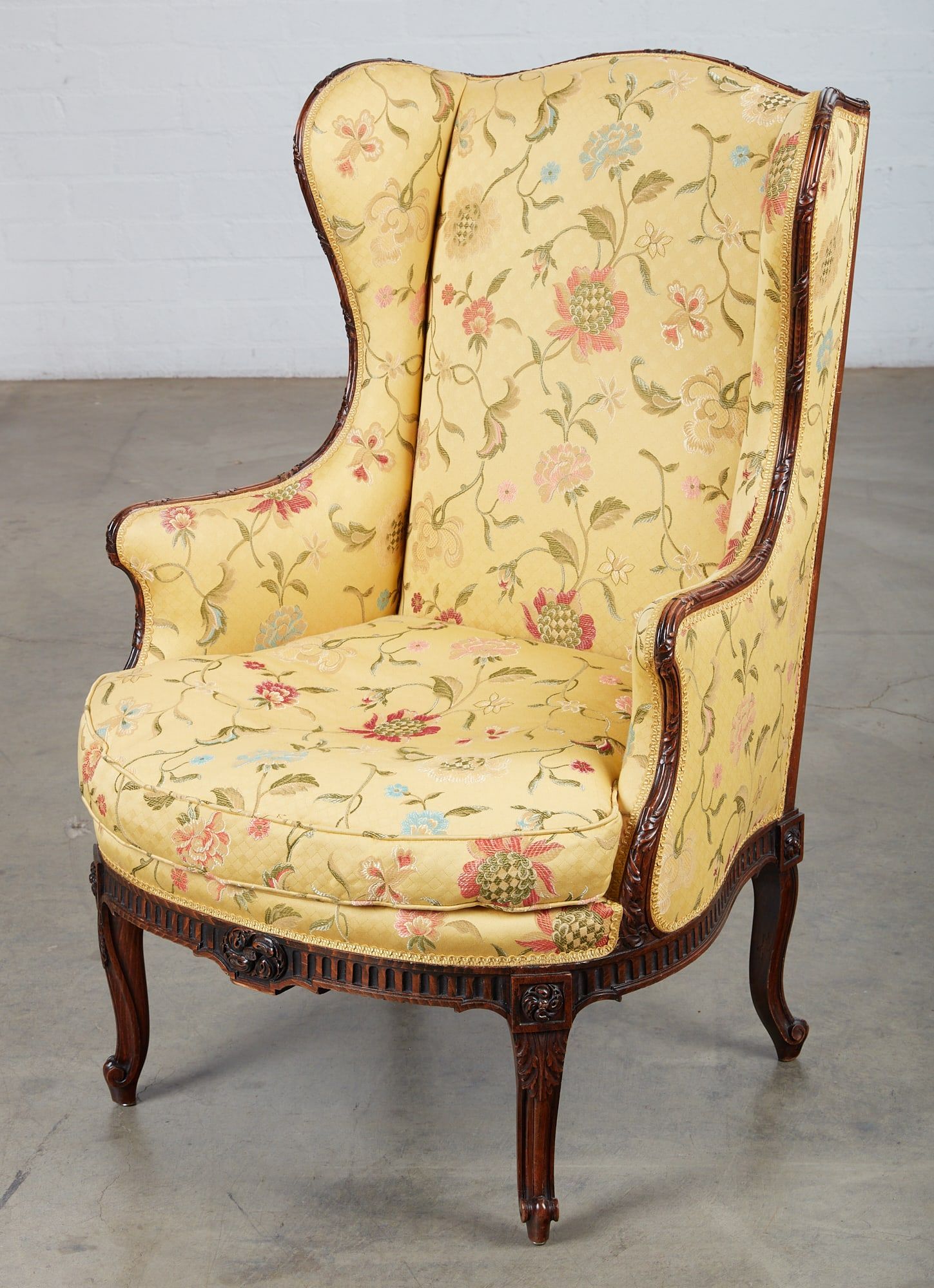 A LOUIS XV PROVINCIAL STYLE BERGERE
