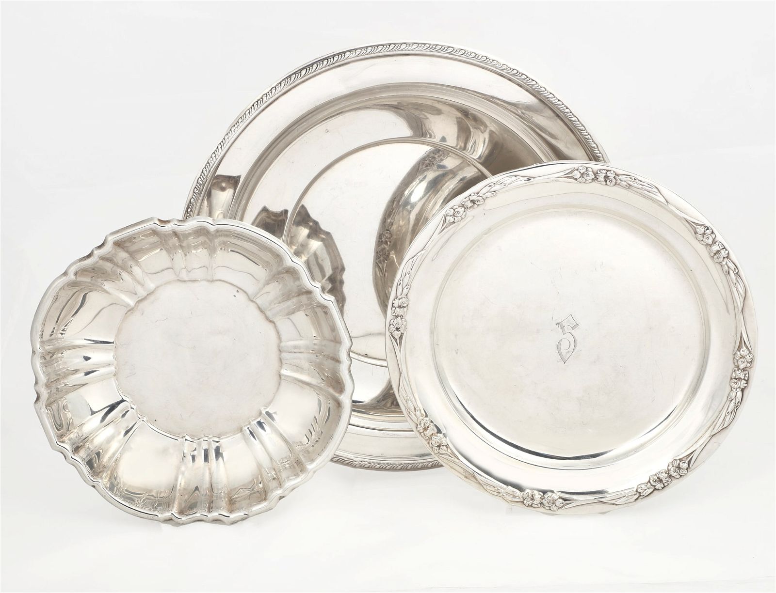 THREE AMERICAN STERLING SILVER