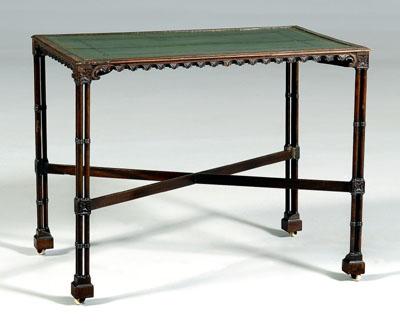 Chippendale mahogany silver table  90a39