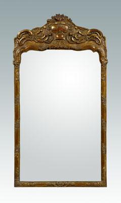 Chippendale style gilt wood mirror  90a46