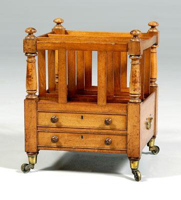 Regency style mahogany canterbury  90a47