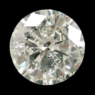 6.00 cts. unmounted diamond, round