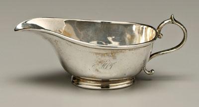 Charleston coin silver pap boat,