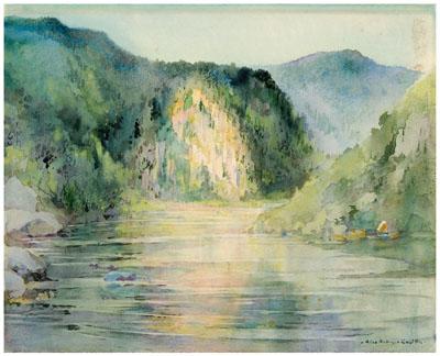 Alice R. Huger Smith watercolor