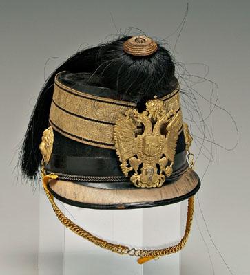 19th century Shako helmet with