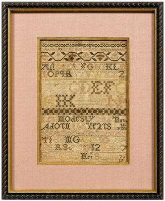 18th century alphabet sampler,