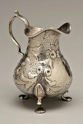 Bailey & Co. coin silver pitcher,