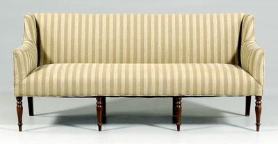 Federal mahogany upholstered sofa  90b13