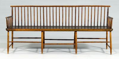 American Windsor bench, spindle