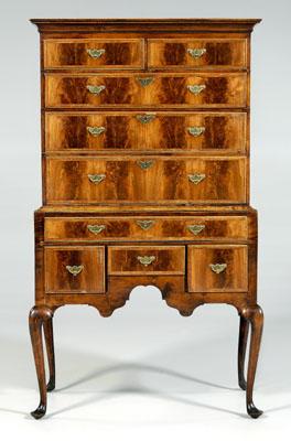 New England Queen Anne high chest,