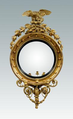 Classical girandole mirror carved 90b33