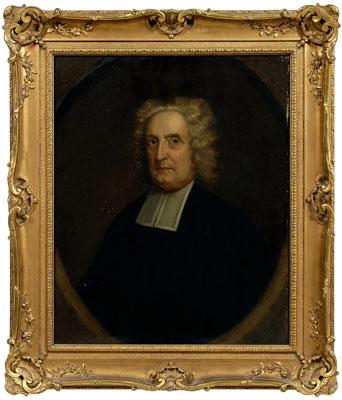 18th century English portrait, titled