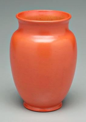 Weller ChengTu vase orange glaze  90bb4