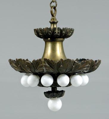 E F Caldwell two tier chandelier  90bbb