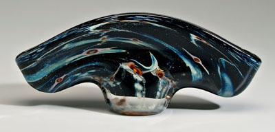 Louis Leloup art glass vase (contemporary