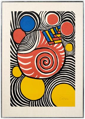 Alexander Calder lithograph (Connecticut,