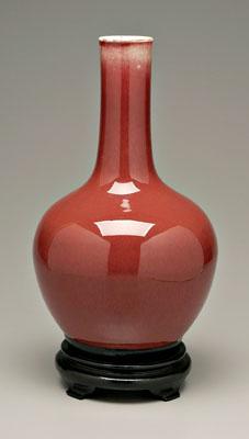 Chinese sang de boeuf vase, bottle