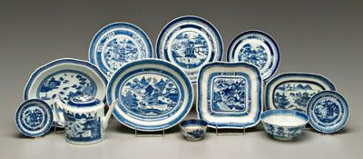 30 pieces Chinese export porcelain: