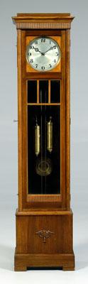 German walnut tall case clock  90c4b