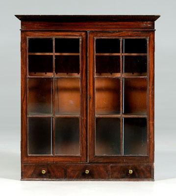 Georgian mahogany hanging cabinet  90997