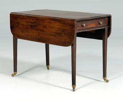 Georgian mahogany Pembroke table, figured