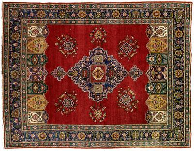 Hand woven Persian rug central 909f3