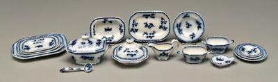 19 pieces miniature stoneware  90a00