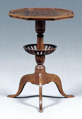 Rare American candle stand, figured