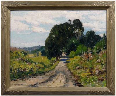 Henry Orne Rider painting (Massachusetts,